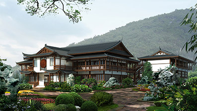 不同風(fēng)格、類型的建筑及其建筑不同部位的植物配置