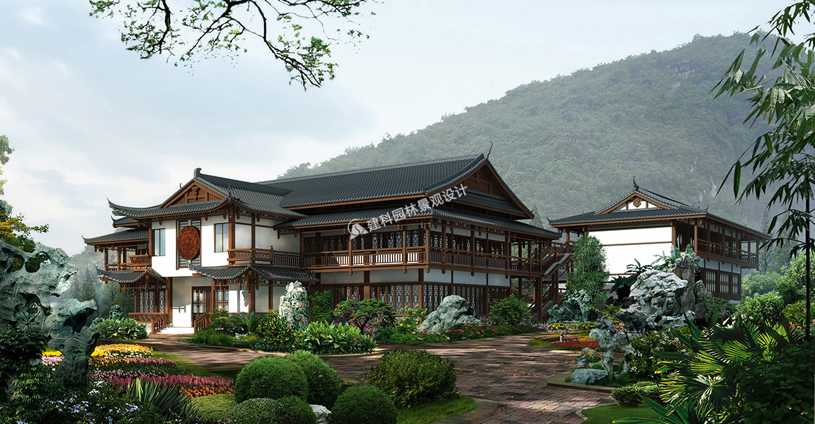 不同風(fēng)格、類型的建筑及其建筑不同部位的植物配置