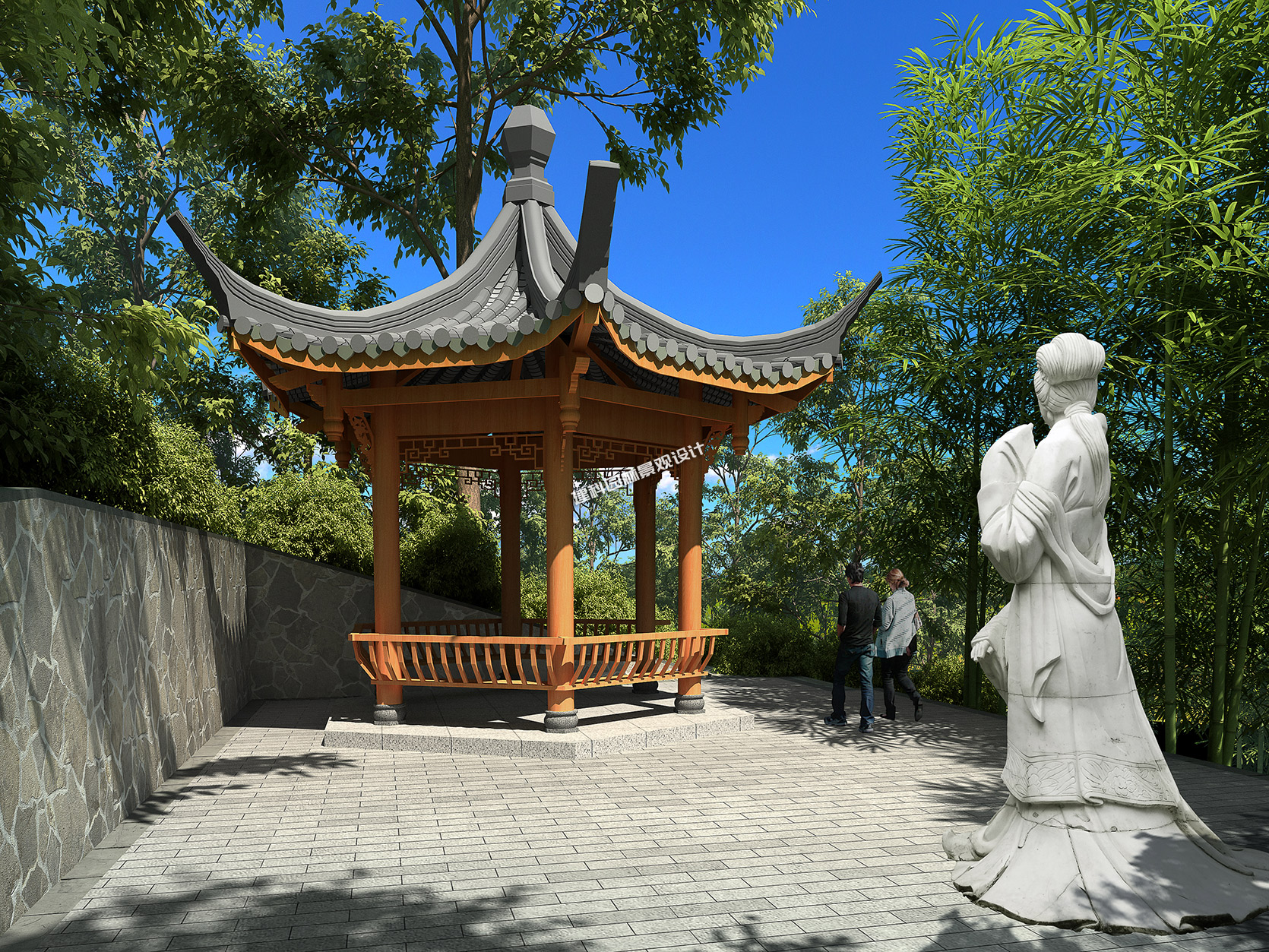 地域特色的園林景觀設計要注意景觀小品的設置